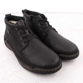 Miesten eristetty nahka Rieker RKR748 musta 2