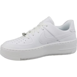 Nike Air Force 1 Sage Low AR5339-100 valkoiset nahkakengät valkoinen 5
