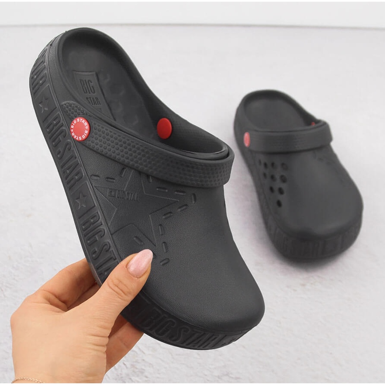 Harmaa naisten varvastossut Big Star II275013 1