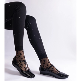 Musta patentoitu balettiasunto vyöllä 1