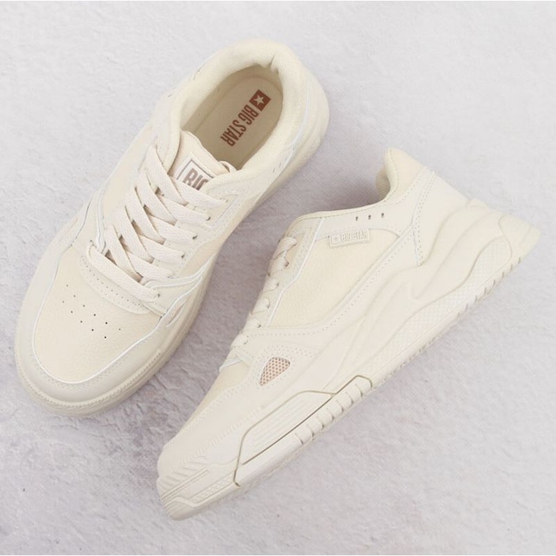 Naisten urheilukengät Big Star NN274668 beige 2