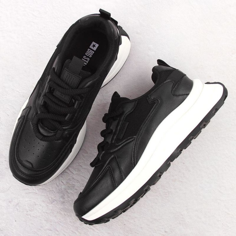 Naisten urheilukengät Big Star NN274A106 Musta 2