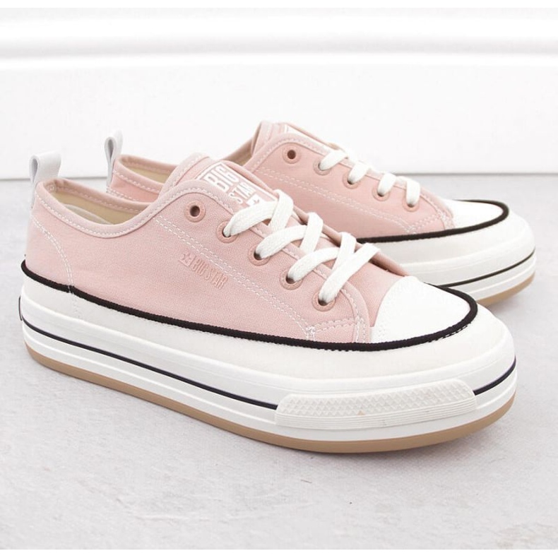 Sneakers Pink Big Star NN274207 Pink vaaleanpunainen 2