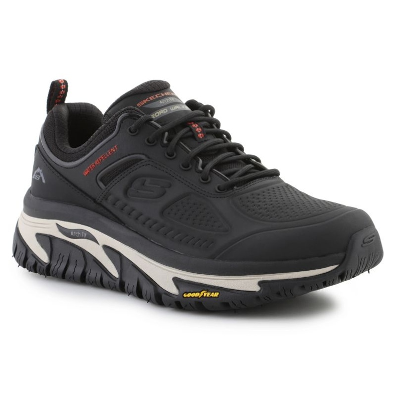 Kengät Skechers Arch Fit Road Walker Recon 37333-blk vedenpitävä musta 1