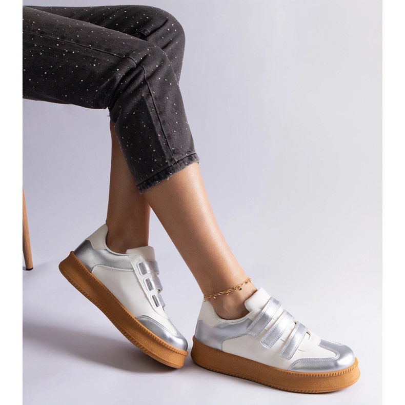 Tarranauhalla kiinnitetty hopea -lenkkarit 2