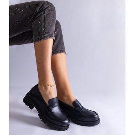 Mustat eko-nahkaiset mokasiinit 2