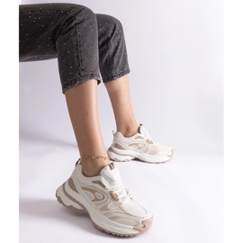 Naisten valkoiset urheilulenkkarit valkoinen 1