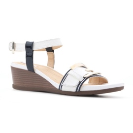 Geox D Marykarmen D kiilakengät D828QD 05402 C0899 valkoinen 2