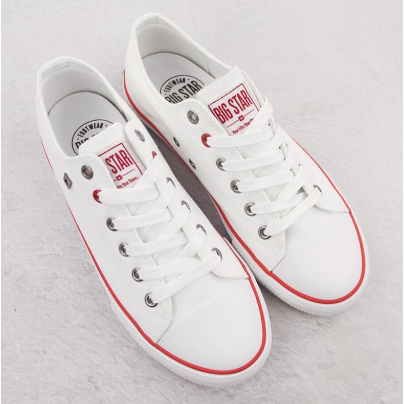 Big Star Klassinen iso tähti NN174301 valkoiset lenkkarit valkoinen 2