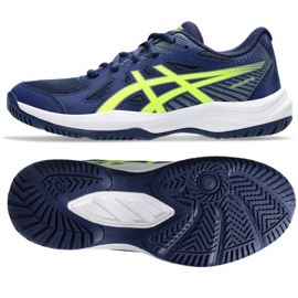 Asics Upcourt 6 Gs 1074A045 400 lentopallokengät sininen 3