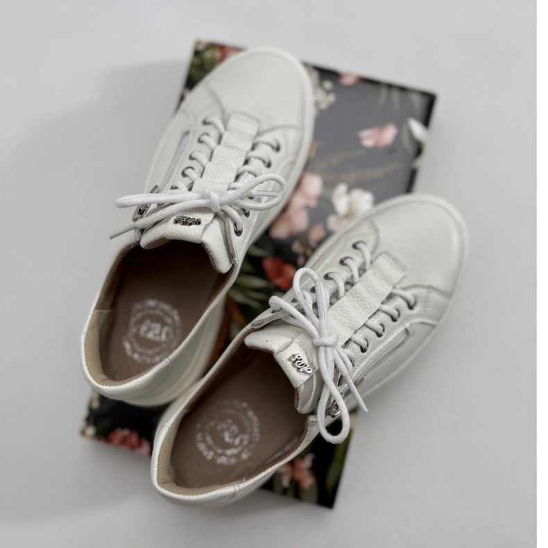 Olivier Naisten nahkakengät, Style 1238 valkoiset tennarit valkoinen 1