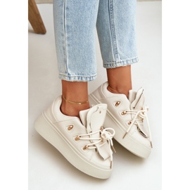 Naisten lenkkarit, beige 8