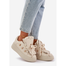 Naisten lenkkarit, beige 1