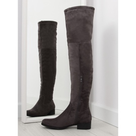 H182 harmaat muskettisoturisaappaat ruskea monivärinen 1