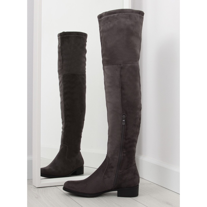 H182 harmaat muskettisoturisaappaat ruskea monivärinen 1