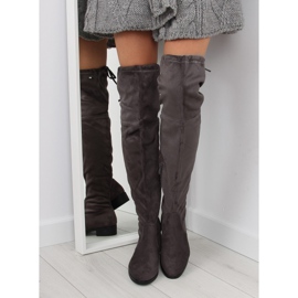 H182 harmaat muskettisoturisaappaat ruskea monivärinen 2