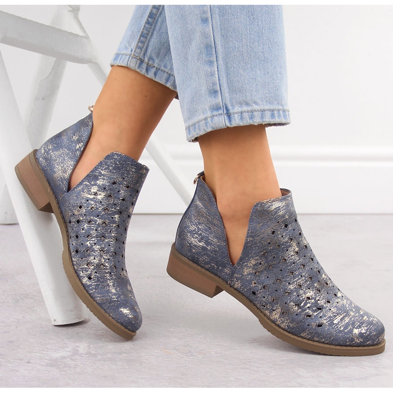 M. DASZYŃSKI Naisten saappa sininen 1