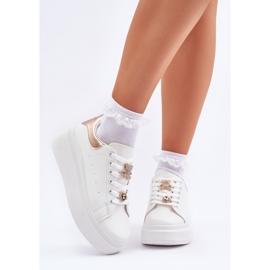 Naisten lenkkarit, joissa on valkoiset nastat valkoinen 2