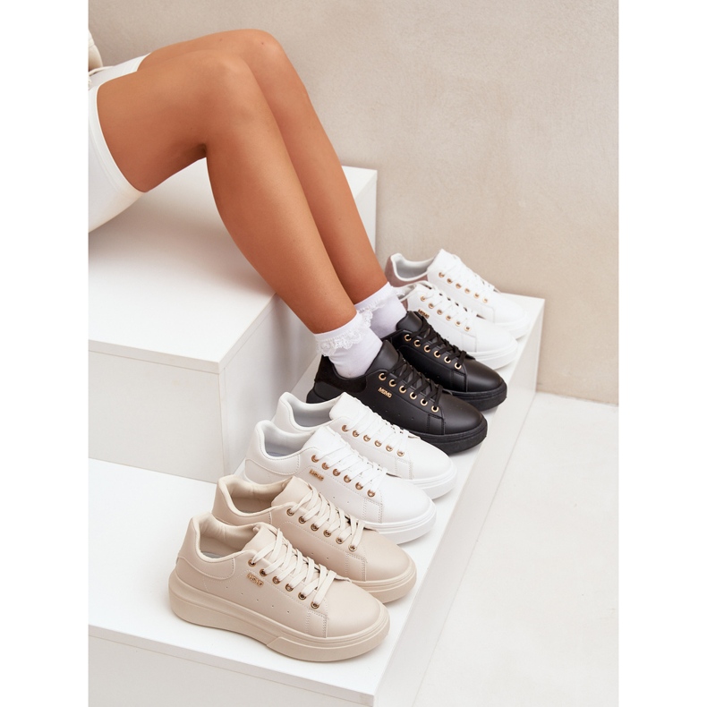 Naisten lenkkarit laiturilla ekon nahka musta 2