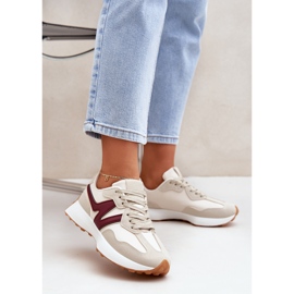 Beige-Bordin lenkkarit lenkkarit urheilukengät 2