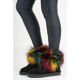 Dimar Monivärinen nahkamukluki musta 1