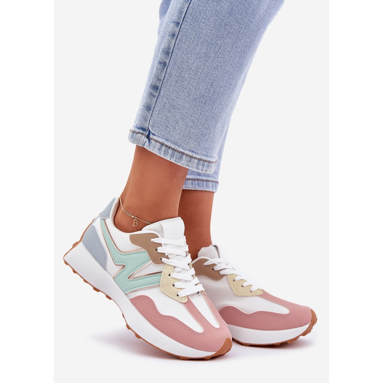 Lenkkarit lenkkarit urheilukengät multikolor vaaleanpunainen 1