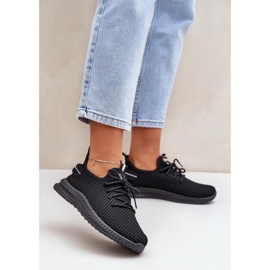 Naisten haarautuneet naisten urheilukengät mustat 2