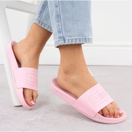 Naisten flops Big Star OO274036 Pink -uima -allas vaaleanpunainen 4