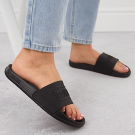 Naisten flip flops Big Star OO274044 Black -sovellukselle musta 5