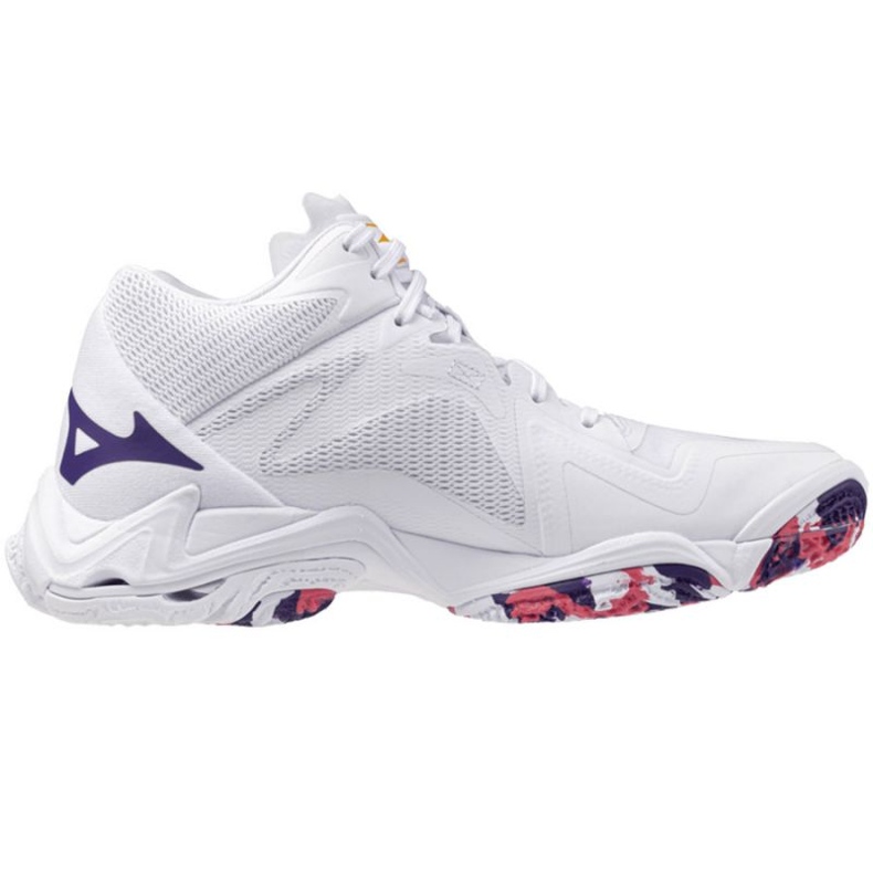 Mizuno Wave Lightning Z8 Mid V1GC240520 Valkoiset kengät valkoinen 1