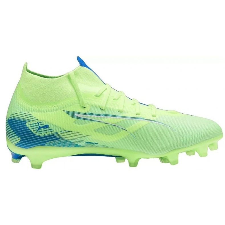 Puma Ultra 5 Match+ FG/AG 107686-03 Vihreät kengät 1