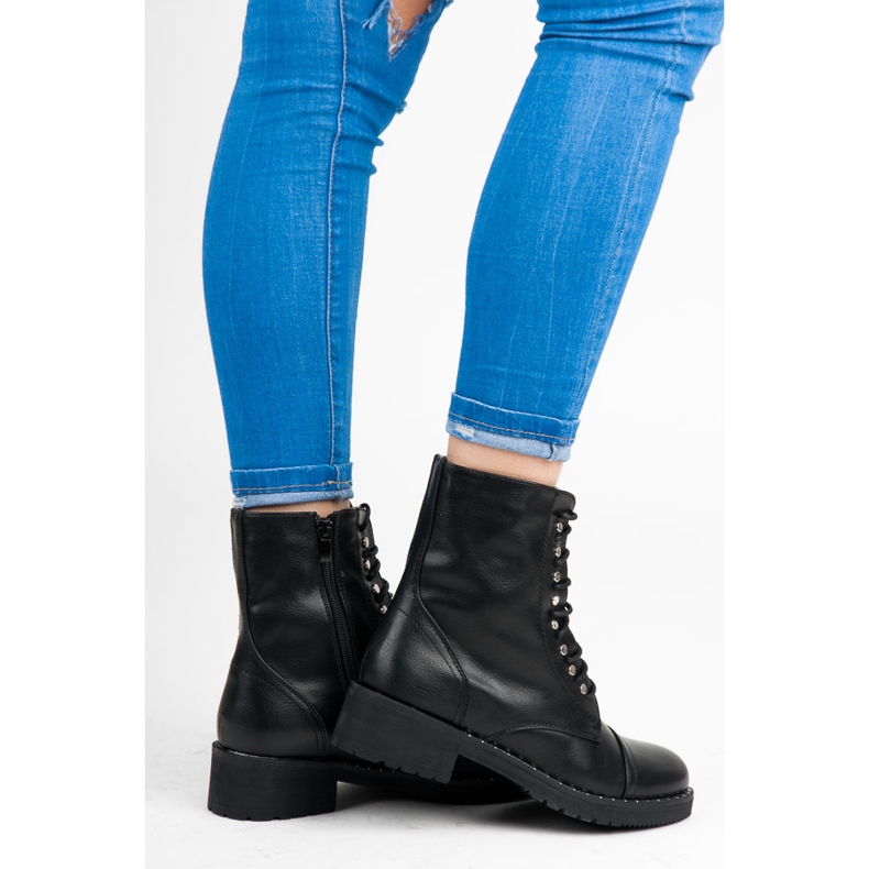 Anesia Paris Mustat solmitut nilkkurit 2