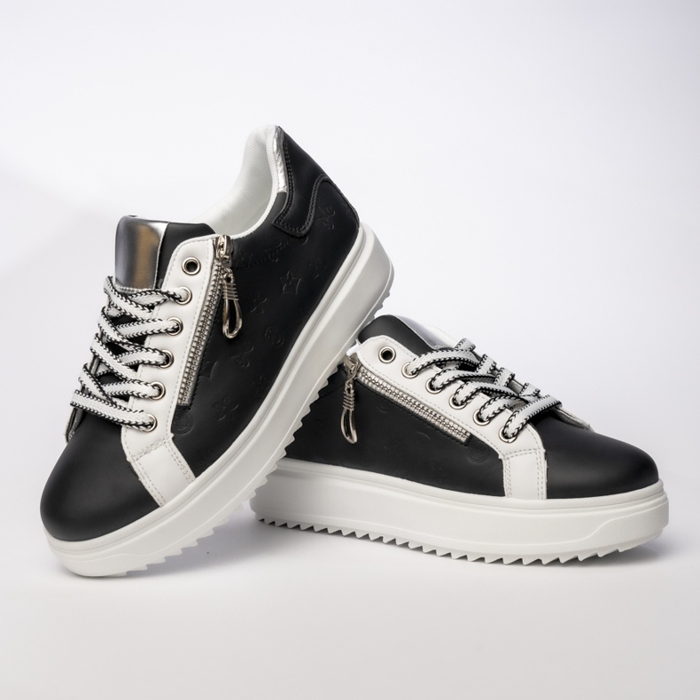 Naisten mustan urheilun lenkkarit 1