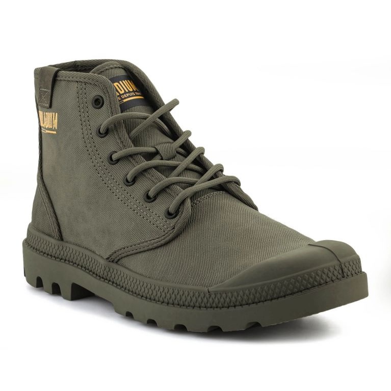Palladium Pampa Hi Coated U 74375-377-M Dusky Green -kengät vihreä 2