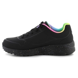 Skechers Uno Lite Rainbow Speckle kengät 310456L-BKMT mustat 9