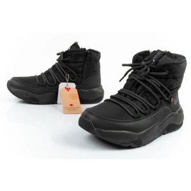 Lee Cooper LCJ-24-03-3066L eristetyt lumisaappaat, musta 13