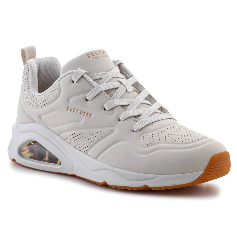 Skechers tres-air uno mazing-kengät 177390-offwt beige 1