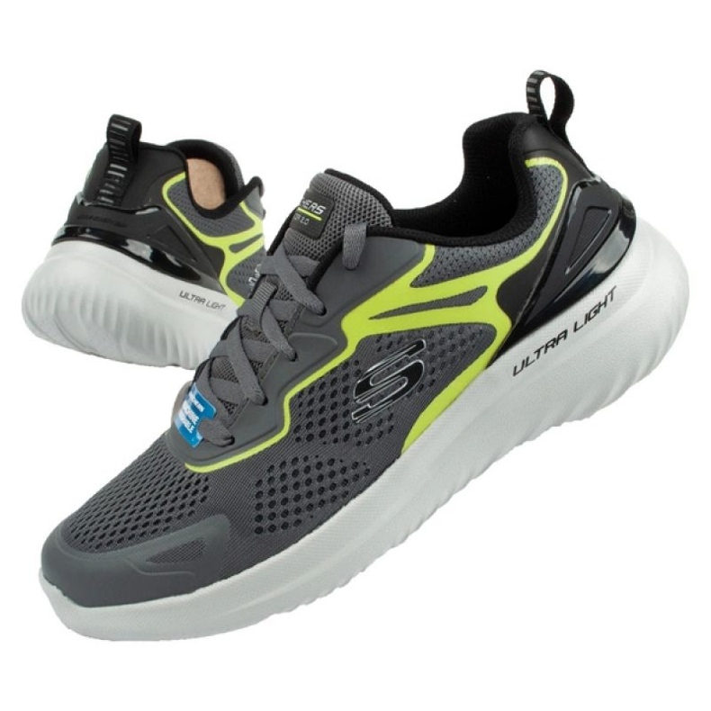 Skechers Bounder M 232674-CCLM urheilukengät harmaa 1