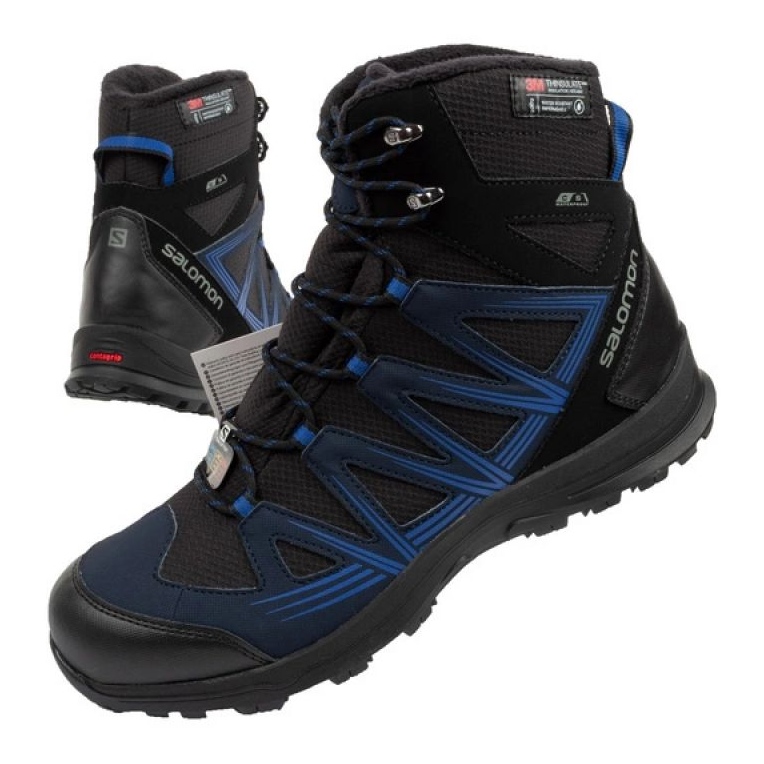 Salomon Woodsen 2 M 410094 vaelluskengät musta 1