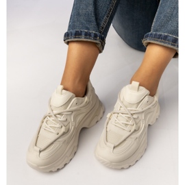 Naisten beige -urheilun lenkkarit 1