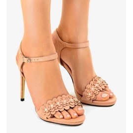 Mukavat naisten mokasiinit luonnonnahasta, naisten nahkakengät vihreä 2