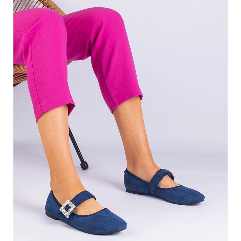 Merivoimien siniset balleriinit, jotka on koristeltu solki Crystalikilla sininen 1