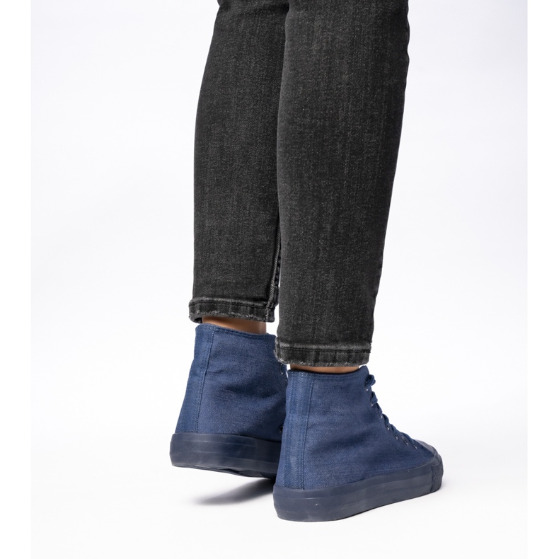 Naisten klassiset denim -lenkkarit sininen 2