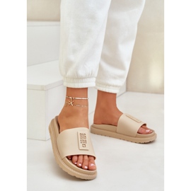 Naisten tossut Big Star LL274A210 Beige 1