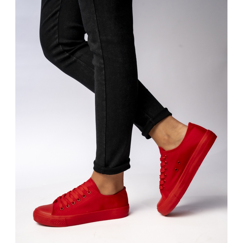 Naisten Nova Red Sneakers punainen 1