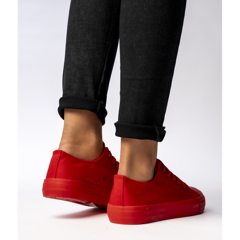 Naisten Nova Red Sneakers punainen 2