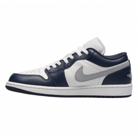 Nike Air Jordan 1 matala 553558-141 laivastonsiniset kengät sininen 1