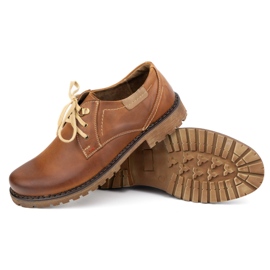 Miesten nahkakengät Olivier 312GT Brown ruskea 3