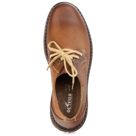 Miesten nahkakengät Olivier 312GT Brown ruskea 6