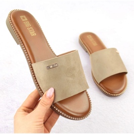 Naisten tossut Big Star RR274619 Beige 1